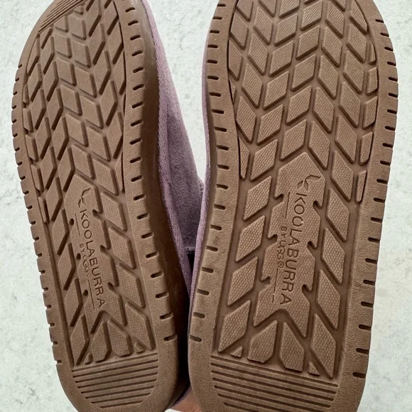 Kookaburra purple Suede Boots with Bows. Size 3 girls. Excellent condition - Picture 4 of 5